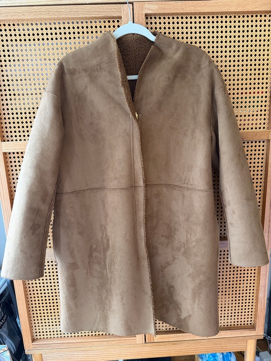 Kenneth Cole Jackets & Blazers - Reversible Faux Shearling/Teddy Brown Coat
